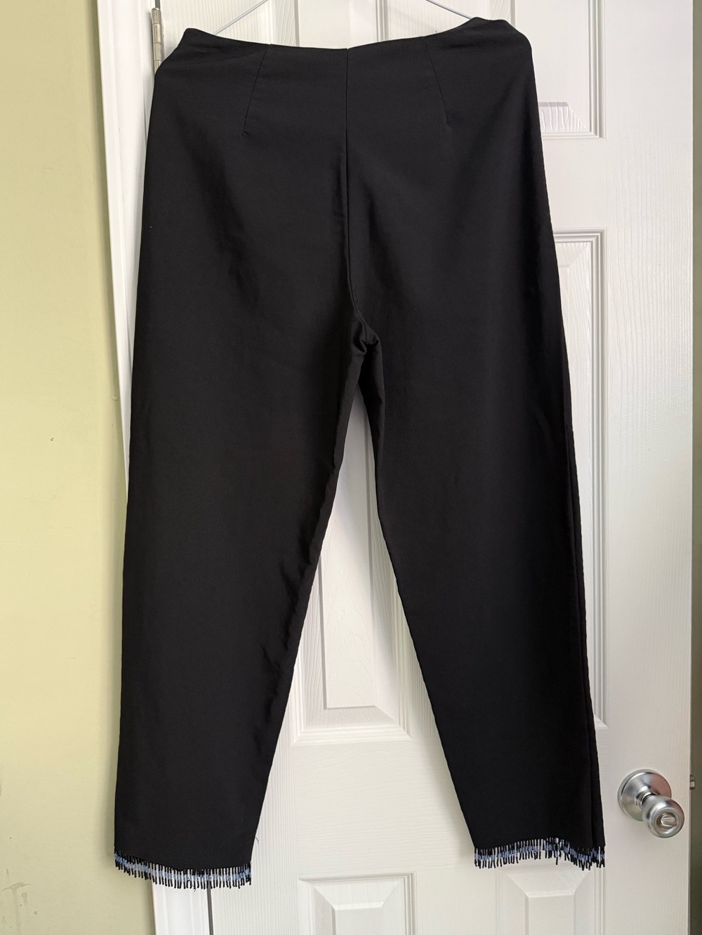 Clio black pants with beads